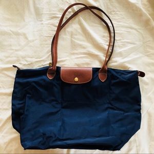 Navy Longchamp Le Pliage